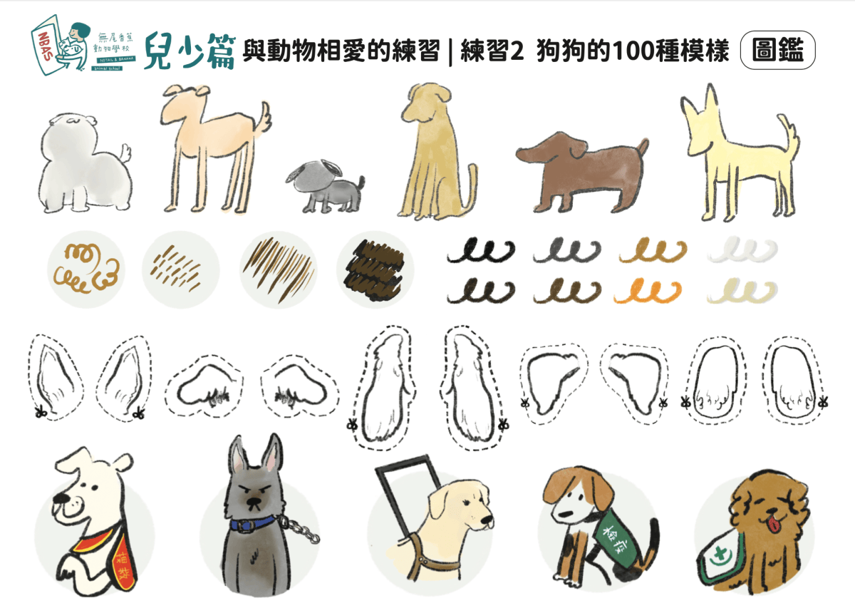 【兒少篇】練習02 狗狗的100種模樣