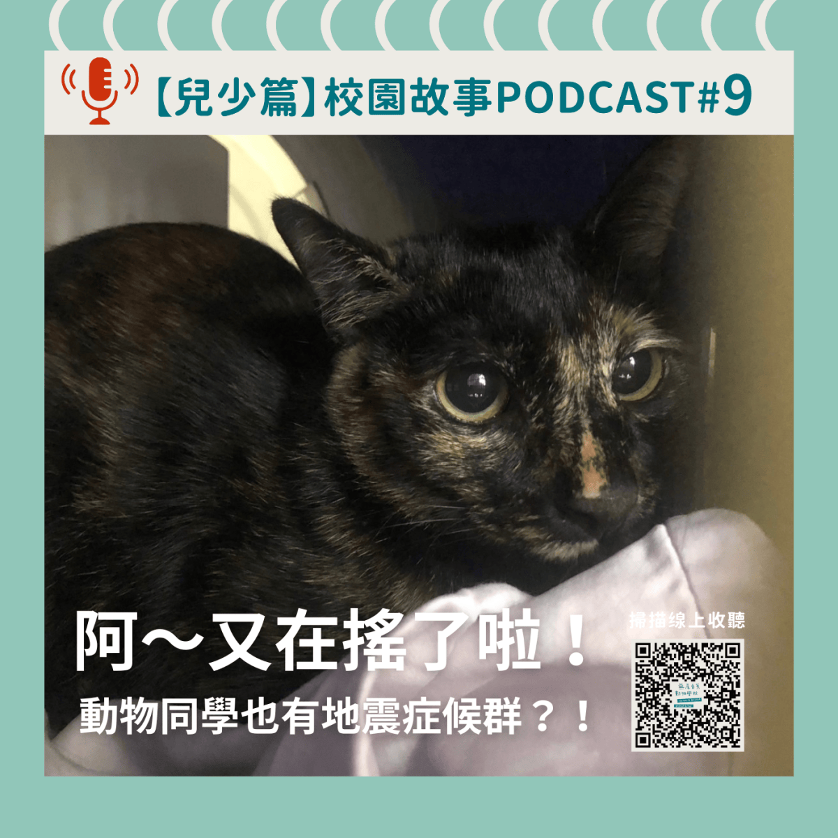 《校園故事時間》兒少篇EP 9阿～又在搖了啦！動物同學也有地震症候群？！