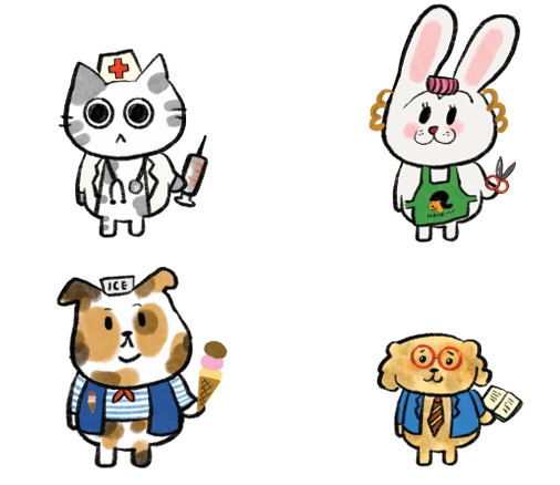 【兒少篇】練習14 動物小鎮的專家們